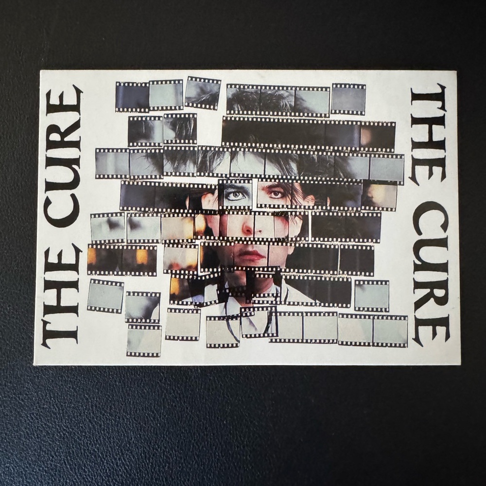 THE CURE ROBERT SMITH CARTE POSTALE Vintage VTG Postcard